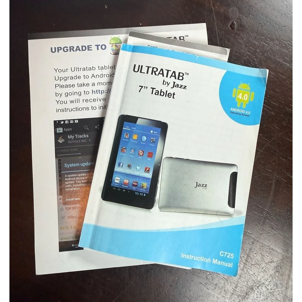 Jazz UltraTab C725 7-Inch Android 4.0 Tablet with 4GB Flash and 512MB RAM